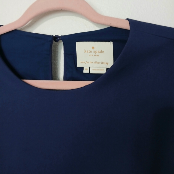 Kate Spade Navy Blue Sleeveless Dress - Picture 4 of 7